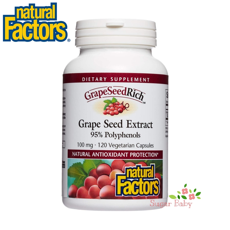 California Gold Nutrition French Grape Seed Extract – Vitaflavan® 100 Mg, 120 Veggie Capsules, Antioxidant Supplement