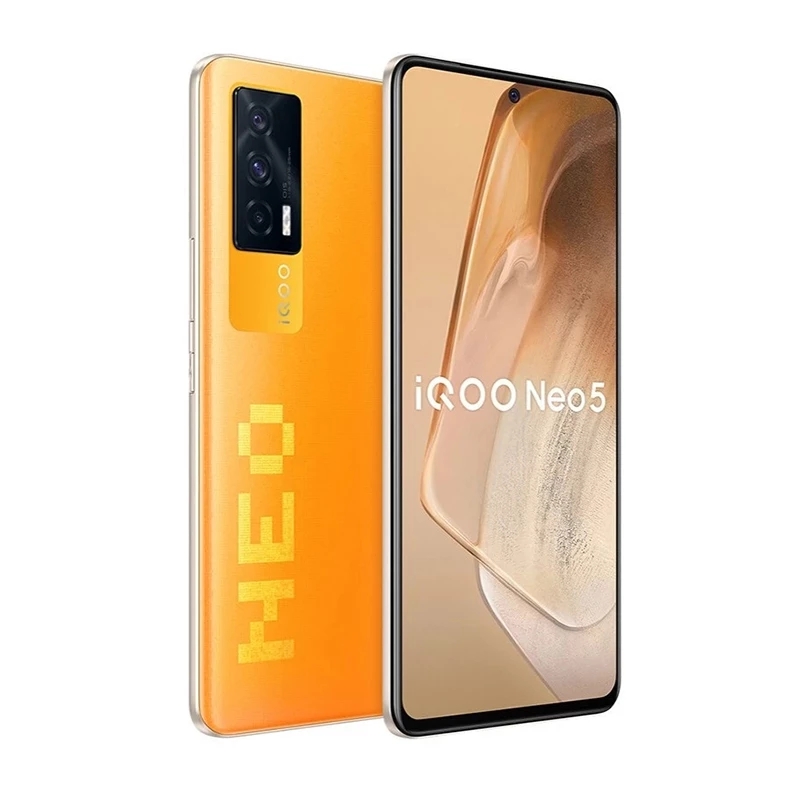 Global Version IQOO NEO 5 สมาร์ทโฟน Snapdragon 870 กล้อง 48MP 6.62 นิ้ว AMOLED 120Hz 4400Mah 66W Super Charge Android 11 NFC สี Orange สี Orangeตัวเลือกสินค้า 8+256G