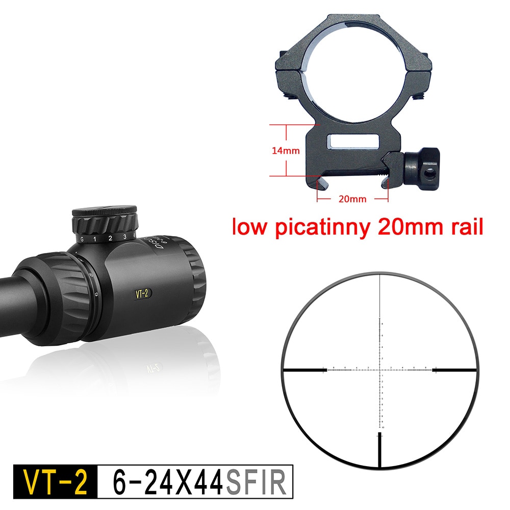 624 Sights Scopes Discovery Illuminated for 308 Gun Rifle Optional 3