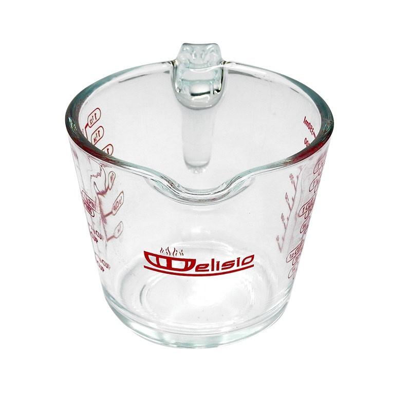 Delisio แก้วตวง / แก้วตวงน้ำ / ถ้วยตวง / ถ้วยตวงแก้ว ขนาด 12 ออนซ์ / 350 ml