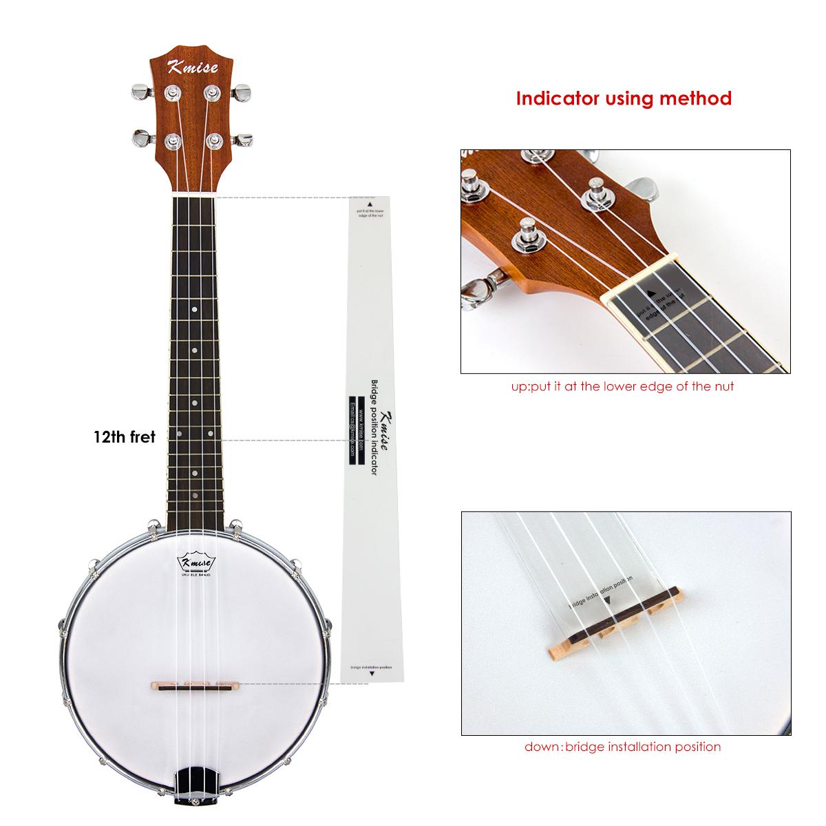 Kmise Banjo Ukulele Concert Size 23 Inch Banjolele Ukulele With Bag ...