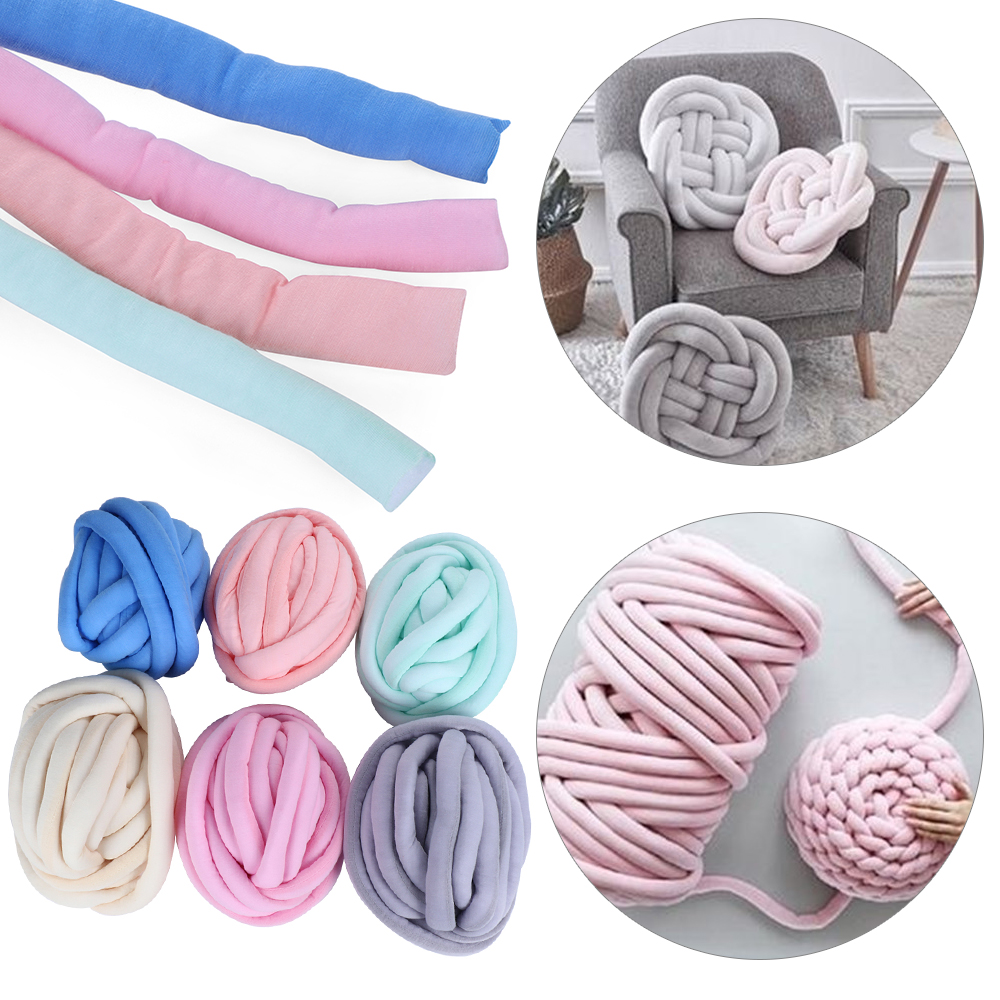 XIUZH 250g/500g New Chunky Blanket Roving Crocheting Super Soft wool roving Arm Knitting