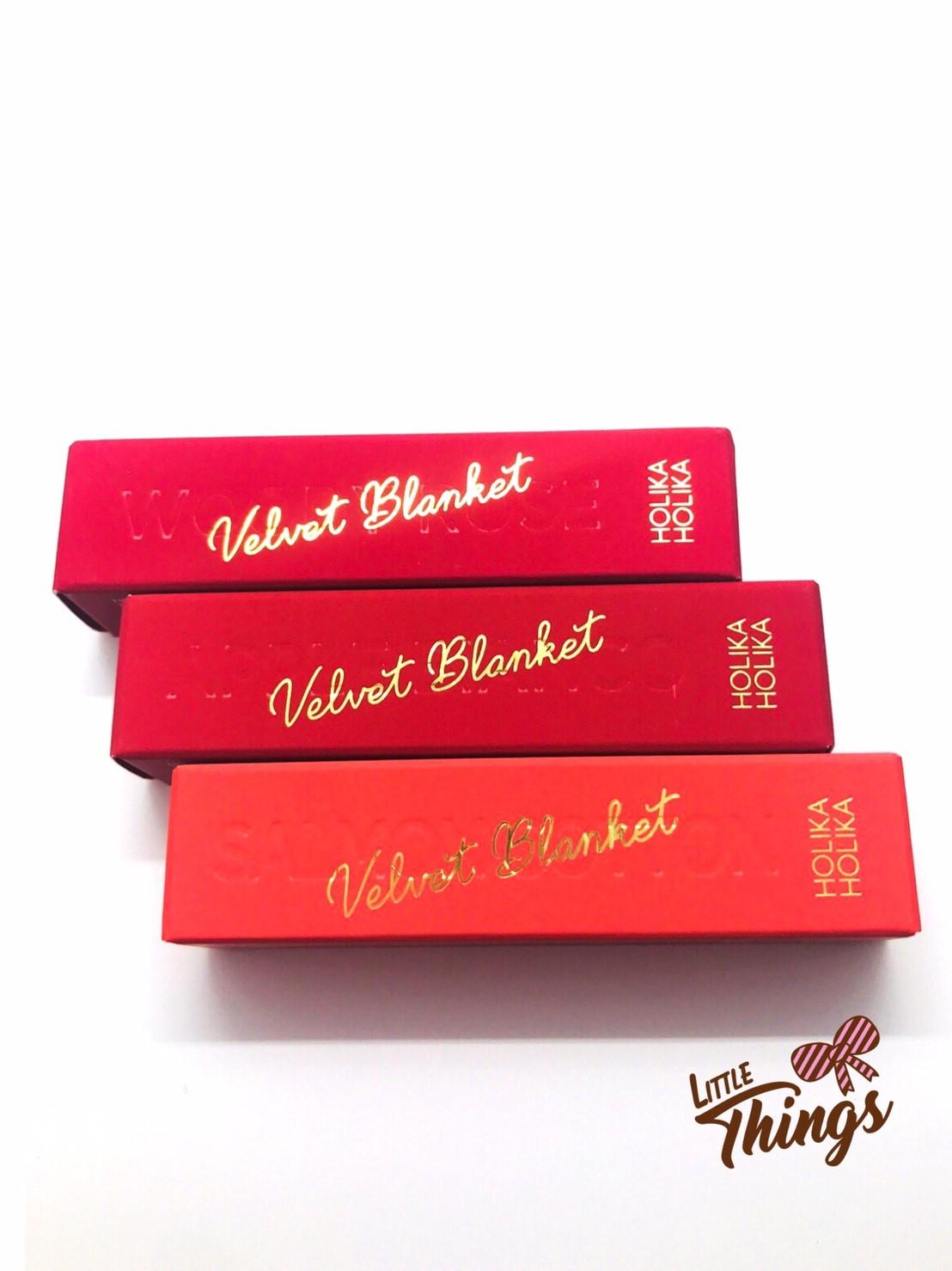 ใหม่!! สวยสุด ดีสุด ได้ดั่งใจ Holika Holika Velvet blanket tint