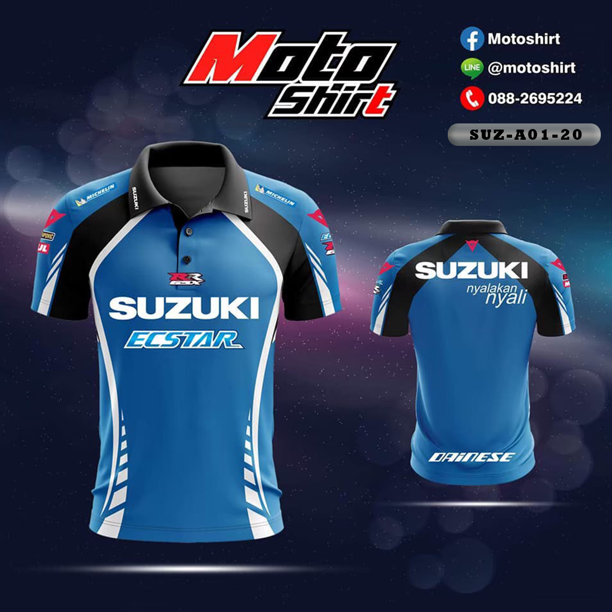 MOTOSHIRT MOTOGP SUZUKI SUZ-A01-20