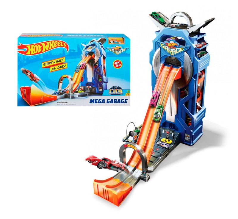 Hot Wheels Mega Garage Play Set (FTB68) ฮอตวิลส์ ชุดของเล่นโรงรถเมก้า รุ่น FTB68 | Lazada.co.th
