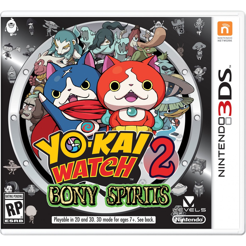 [+..••] 3DS YO-KAI WATCH 2: BONY SPIRITS (US) (เกมส์ Nintendo 3DS™)