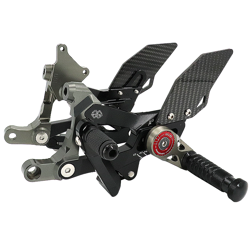 For Ducati Street fighter V4 Moto Rearset Rear Foot Pegs Rest Set