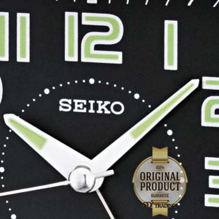 SEIKO นาฬิกาปลุก Quiet Sweep (Snooze) มีไฟ เสียงกริ่ง รุ่น QHK025R -สีแดง