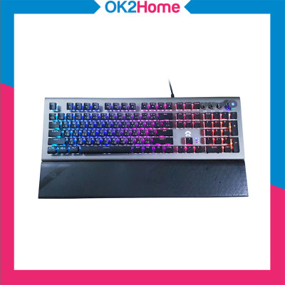 OKER K-2098 Forest Mechanical Gaming Keyboard RGB คีย์บอร์ดแมคคานิคอล บลูสวิตช์ ไฟ 16.8 ล้านสี