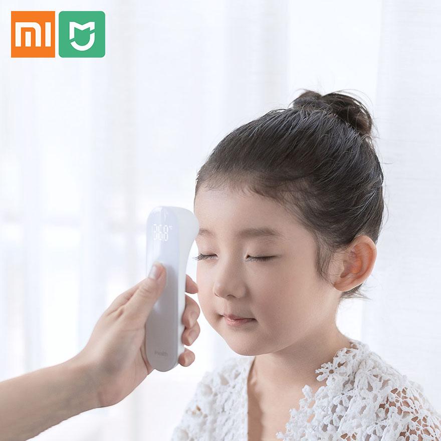 ราคา Xiaomi Mijia iHealth เครื่องวัดอุณหภูมิ LED ที่ถูกต้องดิจิตอลไข้อินฟราเรดคลินิกไม่ติดต่อเครื่องวัดอุณหภูมิสำหรับเด็กทารกผู้ใหญ่