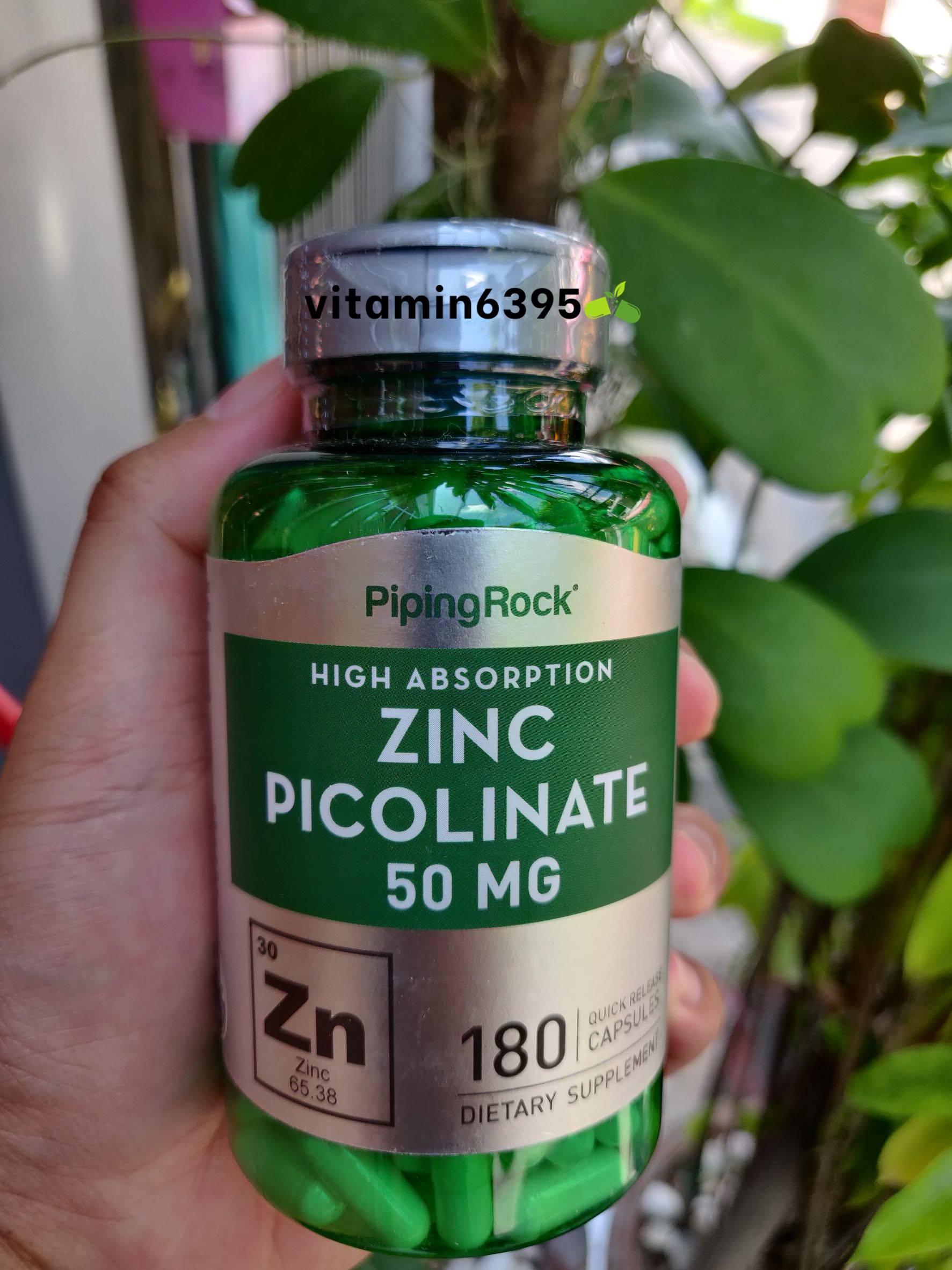 Zinc Picolinate (High Absorption Zinc), 50 mg, 180 Quick Release Capsules Lazada.co.th