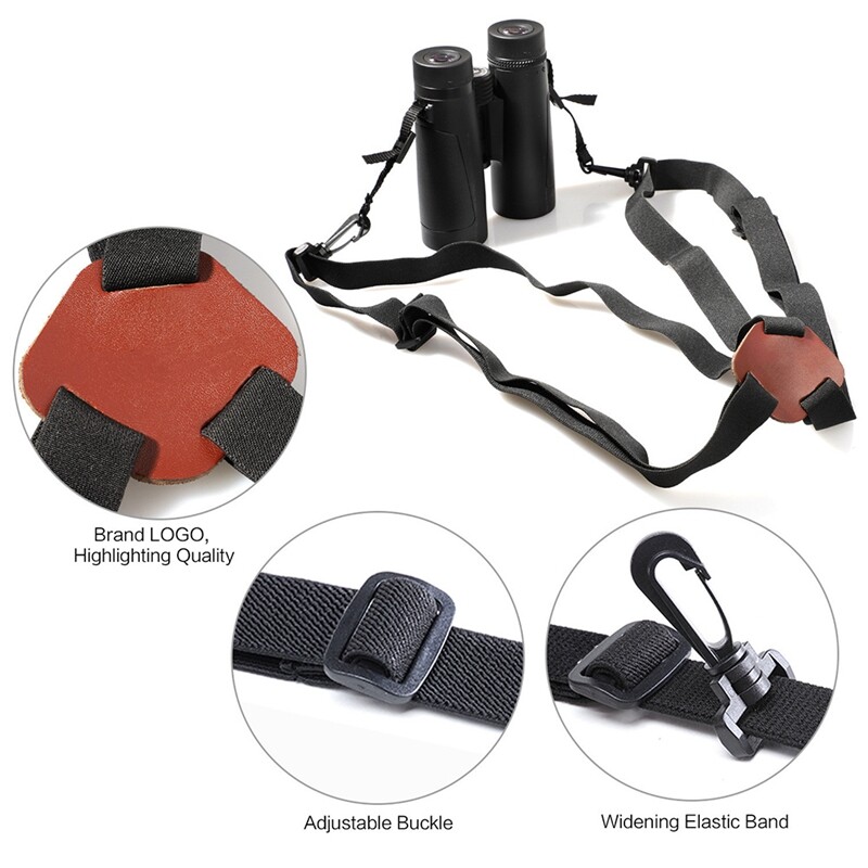 X-Shaped Harness Strap Adjustable Binoculars Carrier Elastic Durable Shoulder Straps Optics Accessories for Binocular