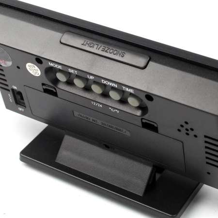 Telecorsa นาฬิกา นาฬิกาดิจิตอล ตั้งโต๊ะ ควบคุมด้วยเสียง DS-3618 VIOCE CONTROL BACK LIGHT LCD CLOCK รุ่น DS-3618-50a-Song