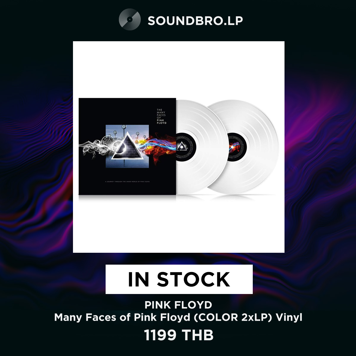 [INSTOCK] แผ่นเสียง ใหม่ PINK FLOYD : Many Faces of Pink Floyd (COLOR 2xLP) Vinyl