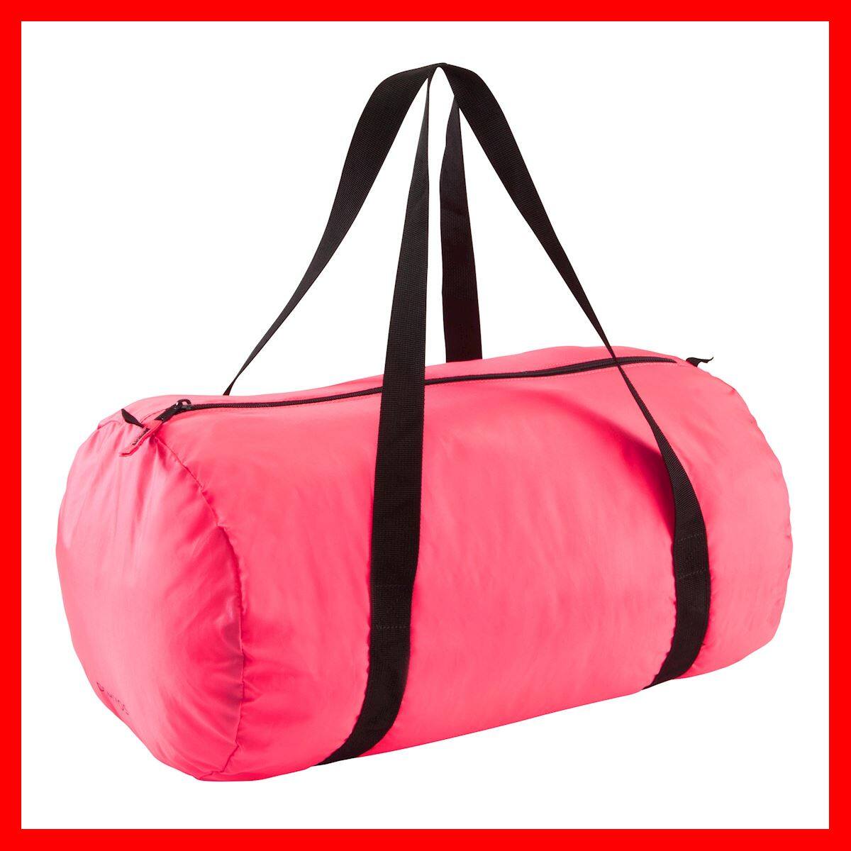 Fold-Down Fitness Bag 30L - Pink