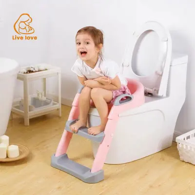LL Children Toilet Ladder Baby Toilet Seat