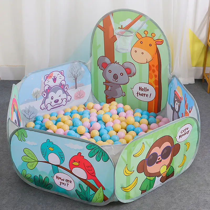 ภาพสินค้าเต็นท์เด็กบ้านบอลของเล่นสำหรับเด็ก ขนาด 120X75X60 ซม. ของเล่นเด็ก(ไม่รวมลูกบอลสี)A30 จากร้าน Little Lucky Baby บน Lazada ภาพที่ 1