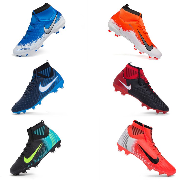 ส่งฟรี [Red（618）,43]ส่งจากกรุงเทพ Nike รองเท้าฟุตบอล Nike Soccer/Football ใหม่ รองเท้าสตั๊ด รองเท้าฟุตบอลที่ราคาถูกที่สุดในนี้