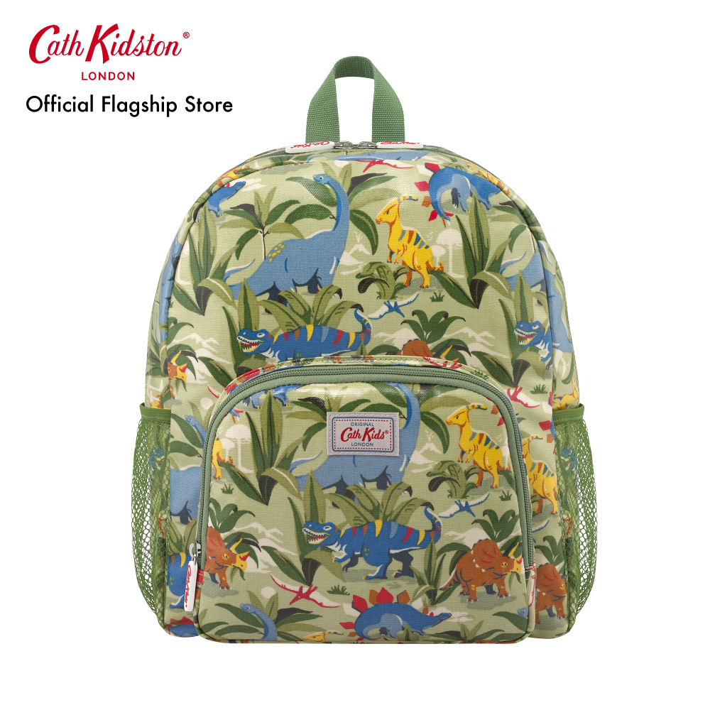 Cath Kidston Kids Classic Large Backpack with Mesh Pocket Dinosaur