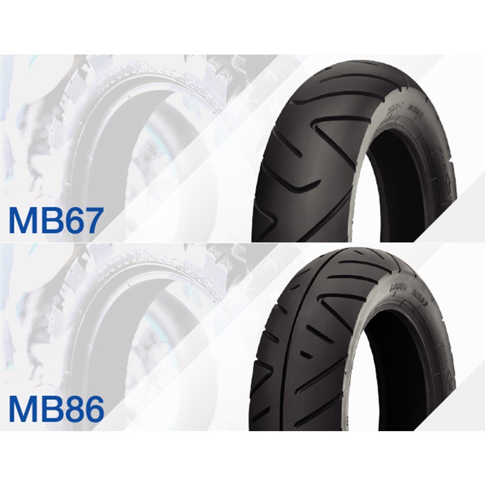 ยางนอกหน้า-หลัง IRC MB86,MB67 100/90-12 + 110/90-12 Tubeless for ZOOMER ...