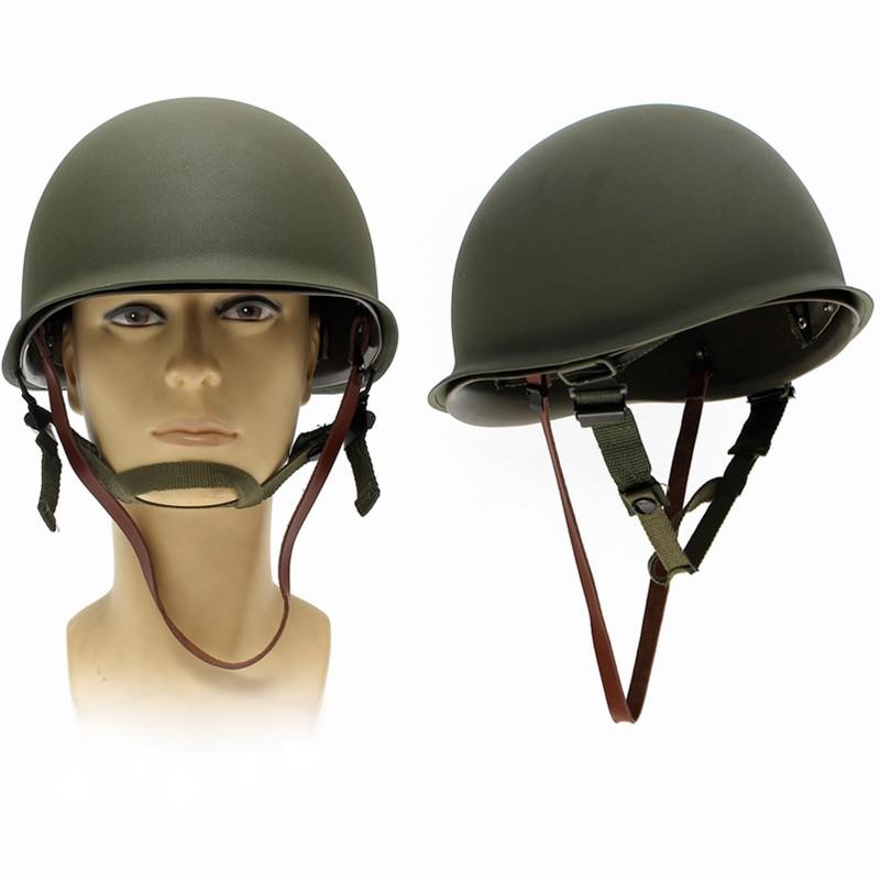 หมวกเหล็กกันกระแทก สงครามโลก อเมริกา M1 ของแท้ สินค้านำเข้า
