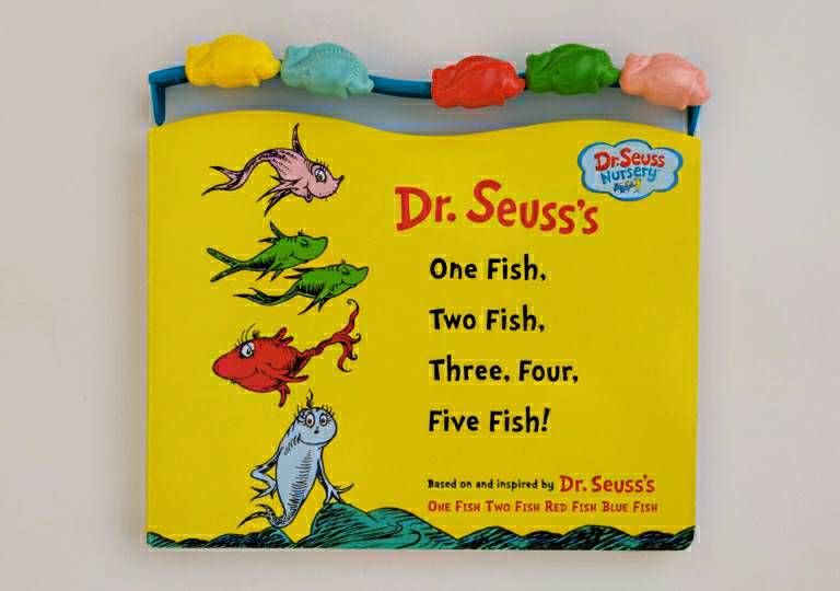 (USA) Dr.Seus's ปลาตัวที่ 1,2,3 Dr.Seuss Nursery Collection_Board book นับเลข เด็กหัดเดิน ของเล่นเสริมพัฒนาการ หนังสือเสริมพัฒนการ