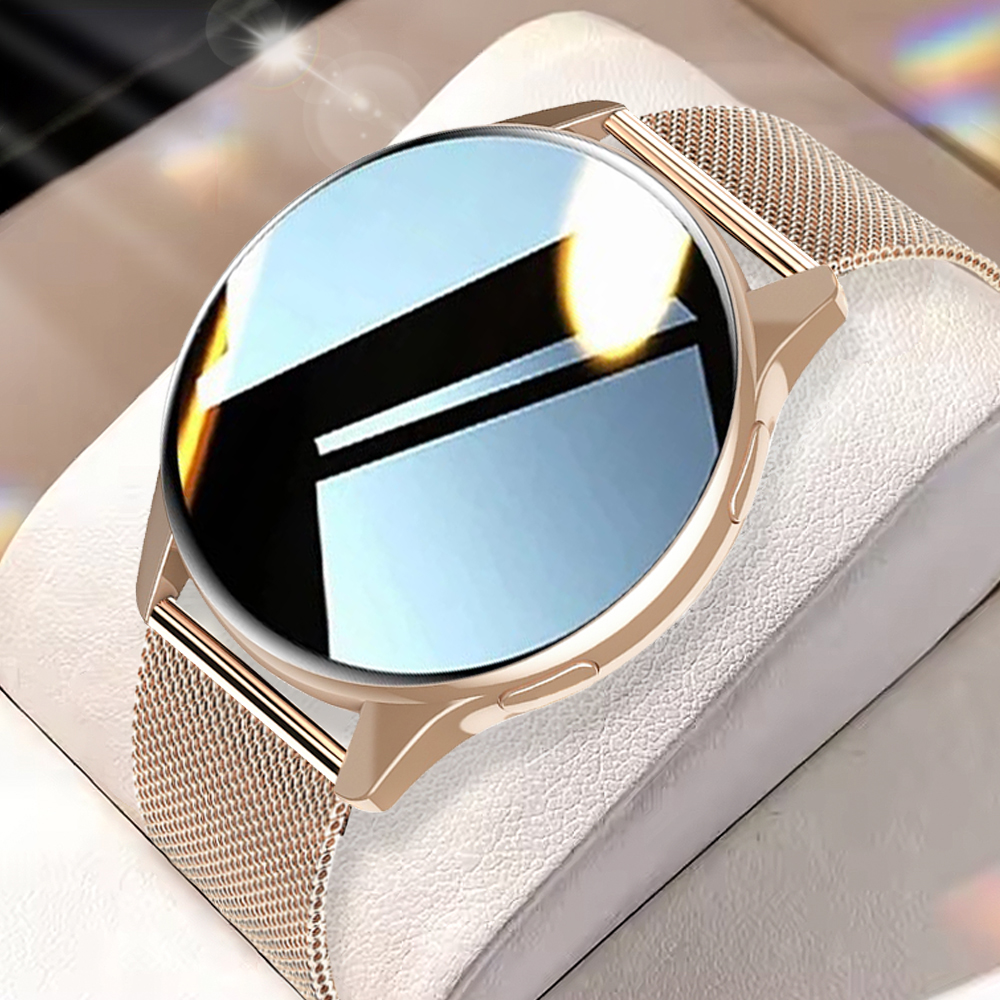 d Lige 2023 Smart watch women Bluetooth call sport calorie health weather waterproof smart watch women Android iOS + box f ราคา 392 บาท*ส่งฟรี