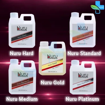 รวมเจลหล่อลื่น นูรุ ทุกสูตร Nuru Gel ขนาด 1000 ml.(สูตร Standard, Medium, Hard, Platinum, Gold)[ 1 แกลลอน ]