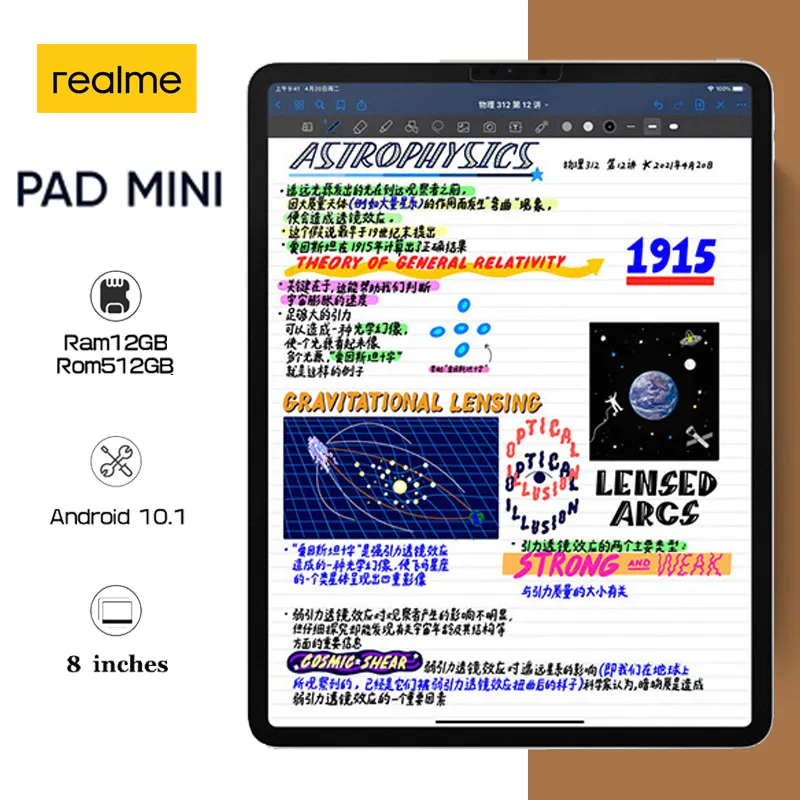 ภาพสินค้าTablet realme Pad MINI แท็บเล็ต RAM12G ROM512G 10.1นิ้ว โทรได้ แท็บเล็ตถูกๆ แท็บเล็ตราคาถูก Andorid 10.0 Tablet จัดส่งฟรี รองรับภาษาไทย หน่วยประมวลผล 10-core แท็บเล็ตโทรได้ แท็บเล็ตสำหรับเล่นเกมราคาถูก แท็บเล็ตราคาถูกๆ แท็บเล็ตราคาถูกรุ่นล่าสุด ไอเเพ็ด จากร้าน AgS บน Lazada ภาพที่ 1