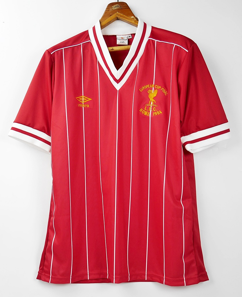 LIVERPOOL FINAL EUROPEAN CUP ROME 1984 RETRO FOOTBALL SHIRT SOCCER JERSEY