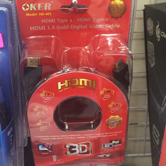 ลดราคา Oker hdmi version 1.4 #ค้นหาเพิ่มเติม สาย HDMI hdmi switch hard disk usb Mini display