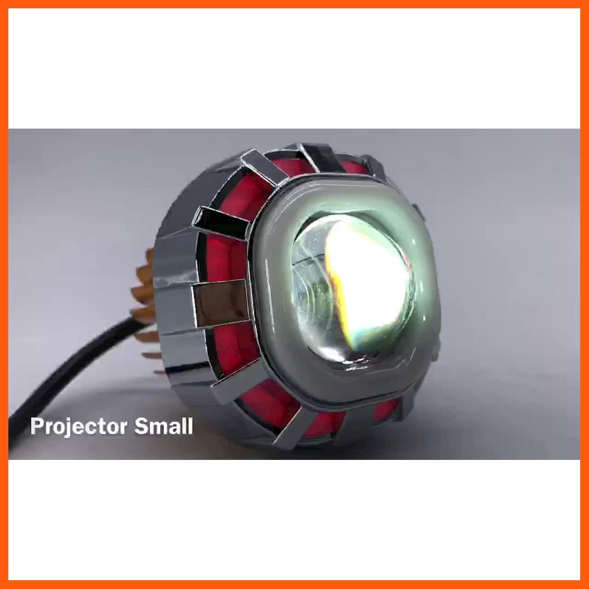 Best Quality หลอดแต่งโปรเจคเตอร์ Projector Ring Light (ตัวเล็ก) 7x7 CM อะไหล่รถยนต์ Auto parts กระบอกโช๊ค Shock cylinder ชุดน็อตรถยนต์ Car nut set ไส้ กรอง Filter อุปกรณ์รถยนต์ Car accessories