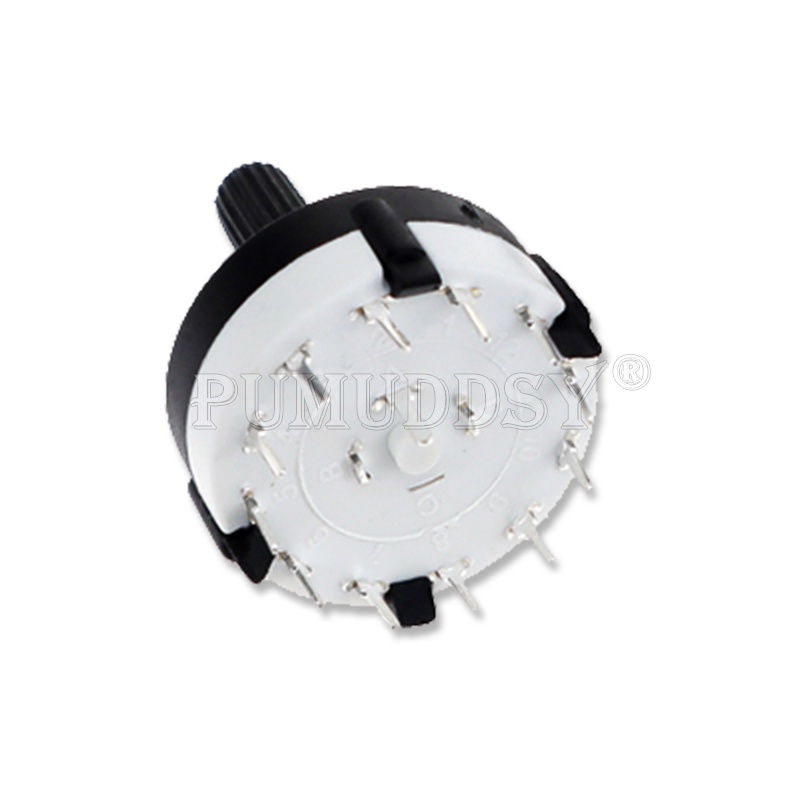 1pcs 21mm rs26 trục ban nhạc chuyển đổi ibuw nhựa 4 cực 3 vị trí chuyển đổi ban nhạc quay 2 pole6 vị trí 1 pole12 vị trí chuyển đổi mới  Chiết áp
