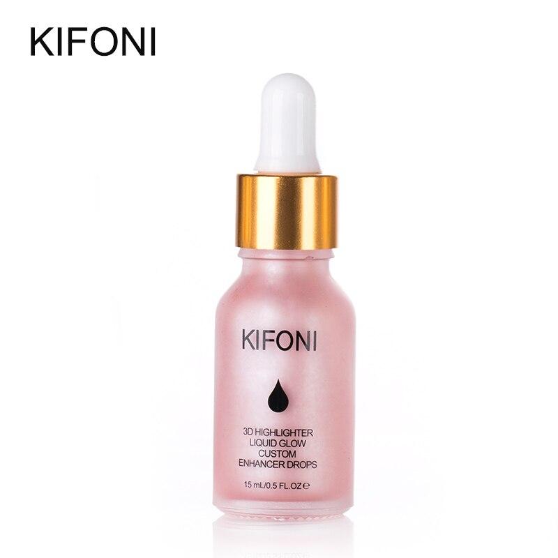 KIFONI ไฮไลท์แบบน้ำ สว่างสวย ฉ่ำได้ใจ มี4สีให้เลือก makeup Face Highlighter Liquid Elixir Brighten Bronzers Illuminator Makeup Shimmer Glow Facial Shiny Cosmetic Highlighter #KF-09
