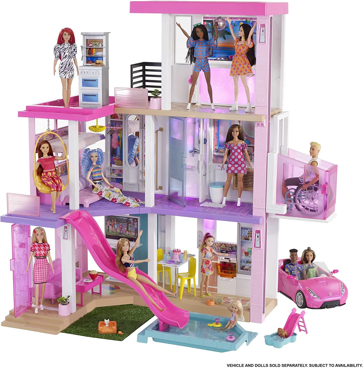 The new barbie store doll house