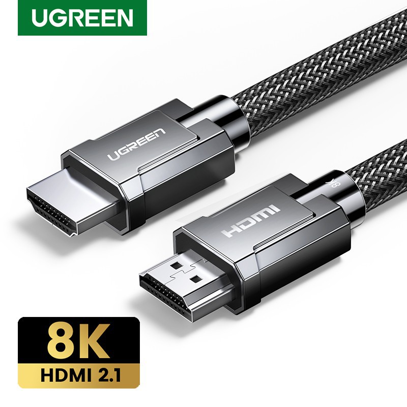 (HDMI 2.1)Ugreen HDMI 2.1 8K/60Hz 4K/120Hz 48Gbps HDCP2.2 (Luxury Zinc Alloy/ PVC Delicate Model)(HD135/HD140)
