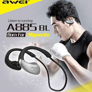 AWEI หูฟังบลูทูธ Bluetooth Sports Stereo Headset หูฟังสปอร์ตไร้สายราคาถูก สำหรับนักวิ่ง ออกกำลังกาย 2019