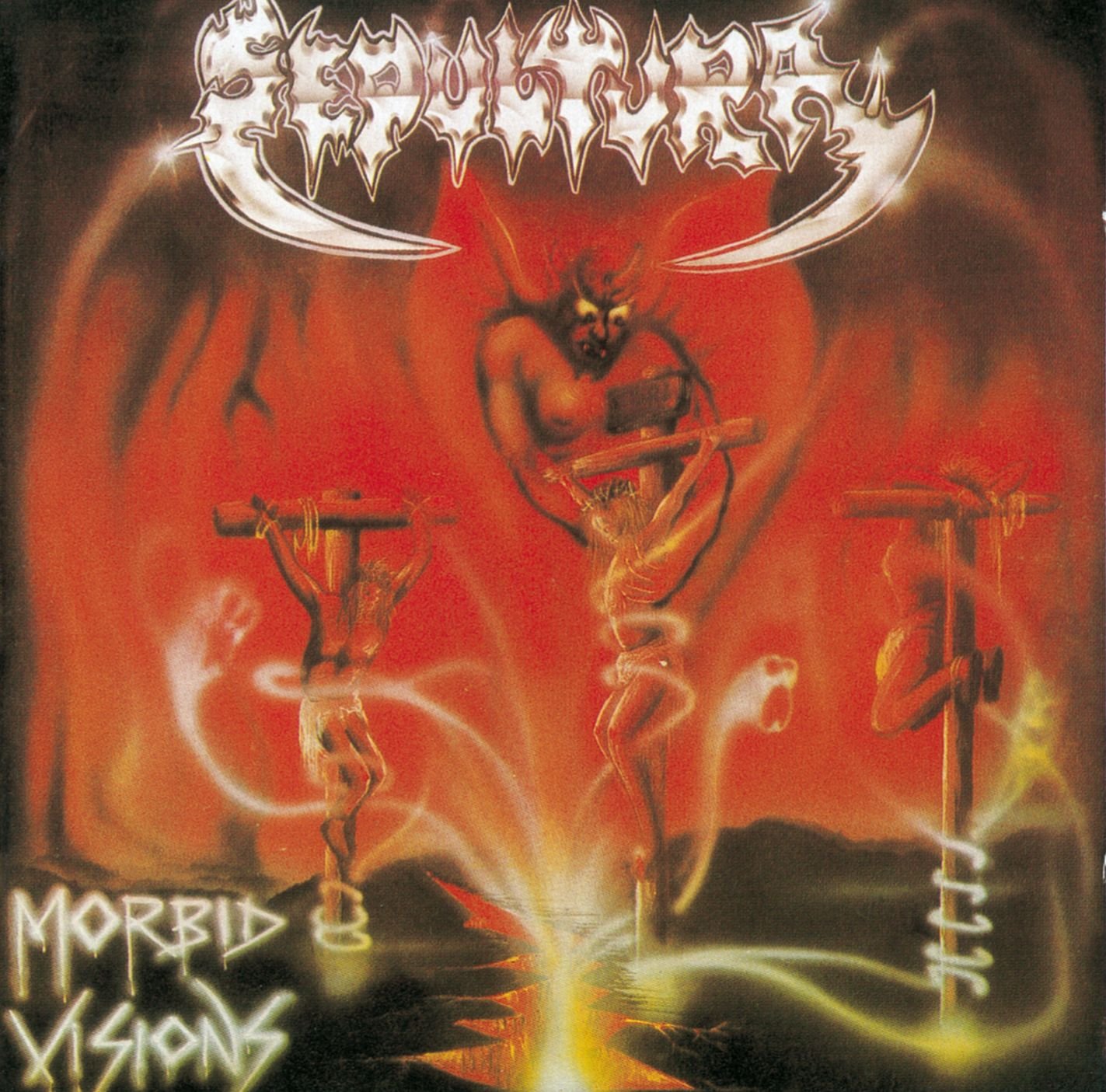 ซีดีเพลง CD Sepultura - 1986 - Morbid Visions + Bestial Devastation,ในราคาพิเศษสุดเพียง159บาท