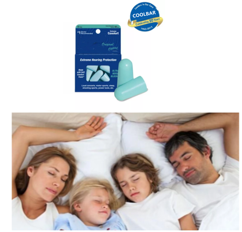 pairs ปลั๊กอุดหู โฟมอุดหู 5 คู่ ฟ้าอ่อน ที่อุดหูกันเสียงป้องกันเสียงรบกวนการนอนหลับการนอนหลับหูป้องกันมืออาชีพป้องกันการนอนก
