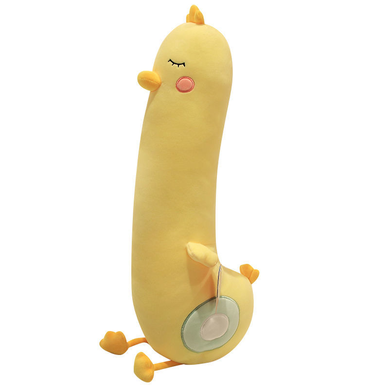 P&Wหมอนรองครรภ์ หมอนข้างคนท้อง หมอนคนท้องน่ารักเป็ดสีเหลืองขนาดเล็กตุ๊กตาของเล่นตุ๊กตาเตียงคลิปขาหมอนนอนแถบยาวถอดออกได