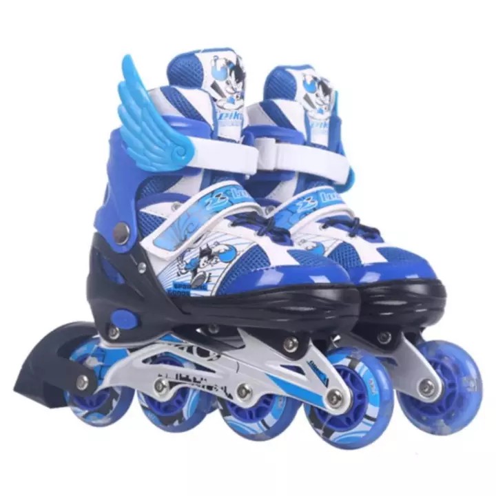 รองเท้าสเก็ต รองเท้าสเก็ต โรลเลอร์เบลด Roller Blade Skate D202 รุ่น L=37-42 - Blue โรเลอร์เบรด