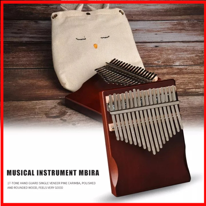 17 Keys Kalimba Thumb Finger Piano Lightweight Pine Wood Musical Instrument Portable Music Elements for Beginner