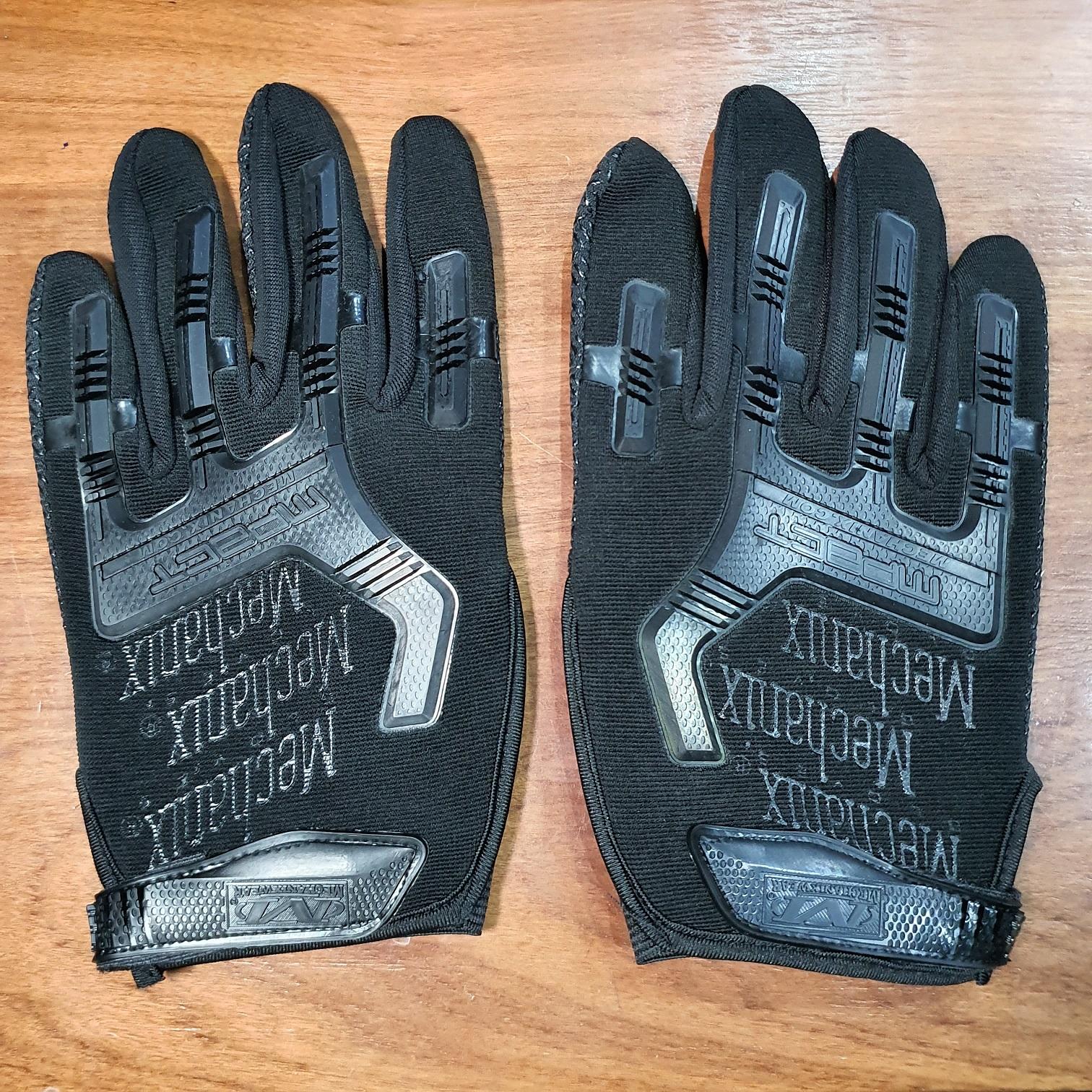 ถุงมือช่าง ถุงมือขี่มอเตอร์ไซด์ ถุงมือขี่รถ enduro สีดำ