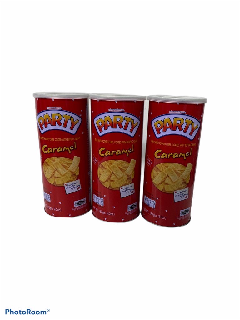 PARTY!! ปาร์ตี้ แดง คาราเมล 1SETCOMBO 3 กระป๋อง120gm ราคาพิเศษพร้อมส่ง!!