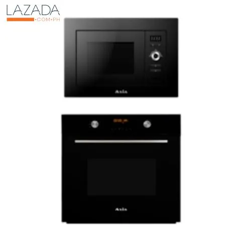 AXIA ชุดเซ็ทเครื่องเตาอบไฟฟ้า +ไมโครเวฟ INT 70 DG+INT 20 MWG 300 สีดำ รับประกันของแท้