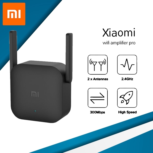 Xiaomi WiFi Amplifier Pro ตัวขยายสัญญาณ Wi-Fi (300Mbps) ให้ครอบคลุมพื้นที่ กระจายสัญญาณ wifi ตัวรับสัญญาณ WiFi เครื่องกระจายwifi ตัวดูดสัญญาณ