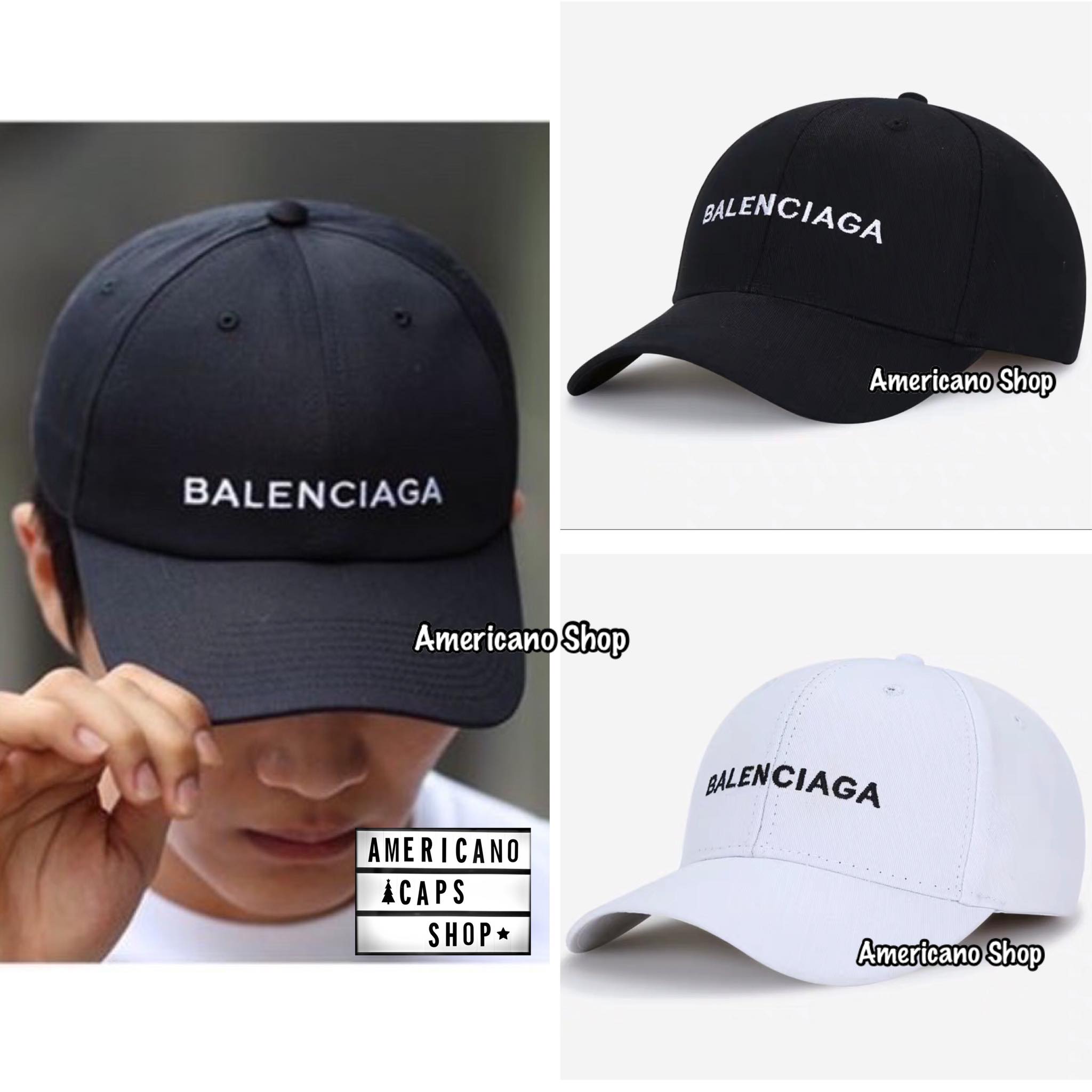 หมวกแก๊ป Balenciaga Cap หมวกบาเลนเซียก้า หมวกแฟชั่นเกาหลี งานป้าย 100% (ส่งจากไทย)