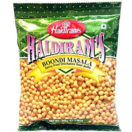 Haldiram's Boondi Masala (Spicy Fried Chickpeas Flour Puffs) 200g