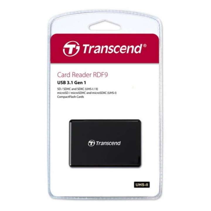 Transcend Card Reader RDF9 (USB 3.1/3.0 UHS-II) - Black