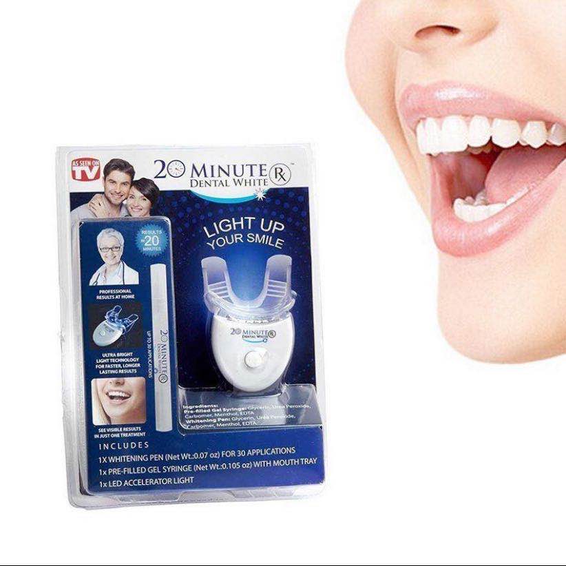 20 minute dental white ชุดเลเซอร์ฟอกฟันขาว ผลิตภัณฑ์เพื่อฟันขาว ชุดฟอกฟันขาว
